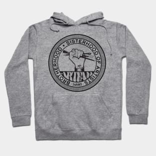 ARTFAM Artists' Union outline Hoodie